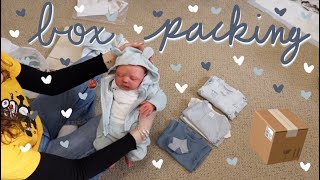 Box Packing of Wilby, Reborn Baby I Made! | Kelli Maple