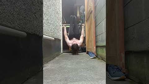 Full bodyweight inverted rows variation #invertedrows #shorts #calisthenics #bodyweighttraining