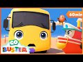 Buster Goes to Treasure Island! | Go Buster | Baby Cartoon | Kids Video | ABCs and 123s