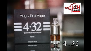 4.32 von Angry Fox Vape  ein MTL RDTA made in Italy