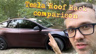 Tesla Model Y Roof Rack Comparison. Tesla VS Aftermarket option