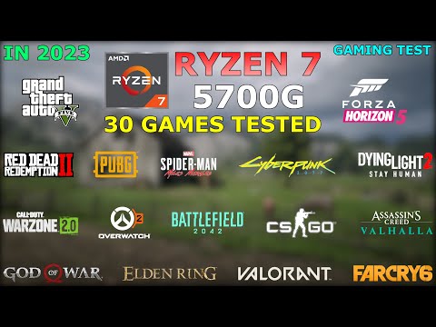 Ryzen 7 5700G Vega 8 Gaming Test - 30 Games Tested - still good in 2023?