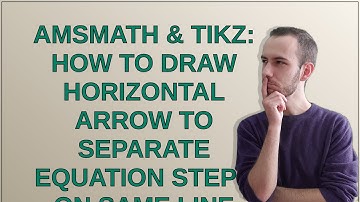 Tex: Amsmath & Tikz: How to draw horizontal arrow to separate equation steps on same line