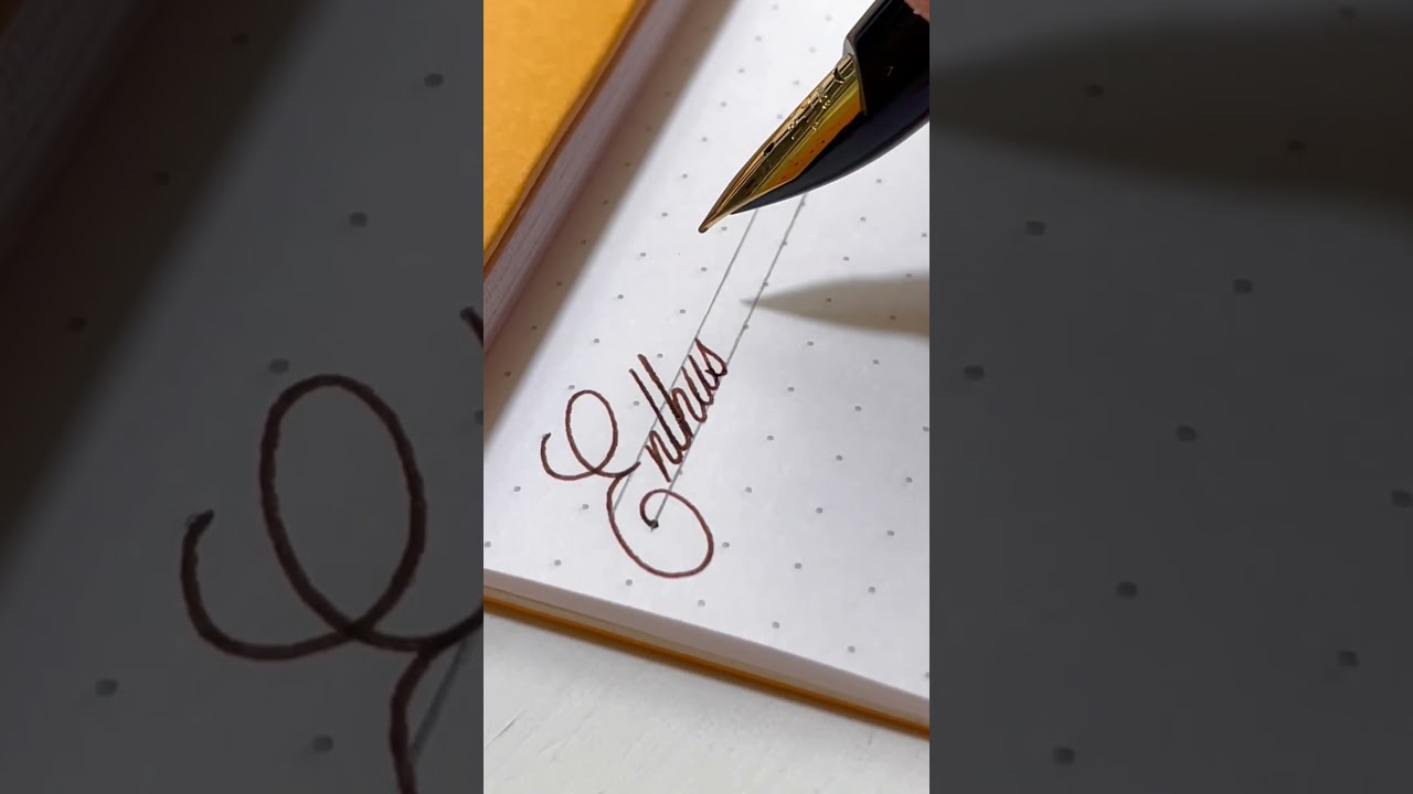 Enthusiasts - handwriting with fountain pen 