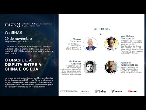 POLÍTICA EXTERNA - O ATLÂNTICO SUL E OS INTERESSES ESTRATÉGICOS DE DEFESA PARA O BRASIL | 29/11/2021