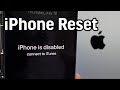 iPhone Factory Reset with MacBook