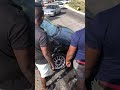 Japanese vs Italian car accident, who won  #badroads #automobile #jamaica #potholes #car  #pothole