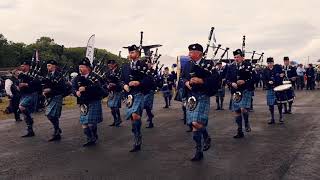 Pipe Band at Scotland&#39;s National Airshow 2018