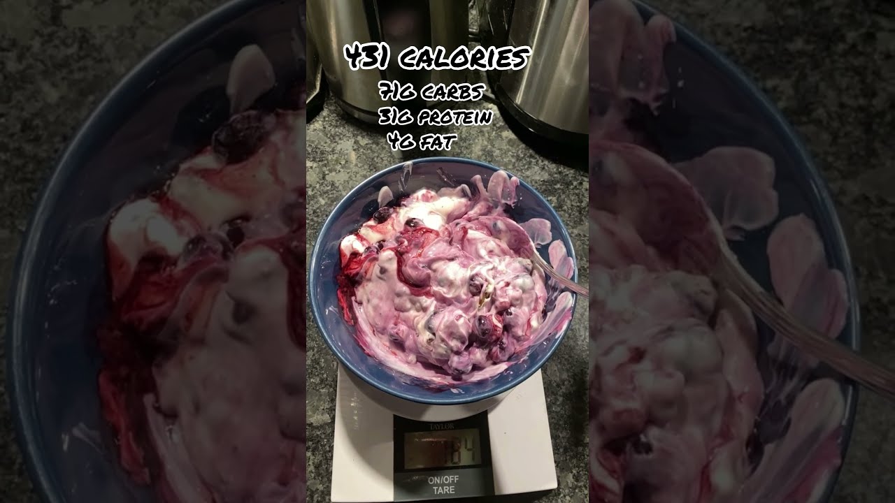 High Protein Greek Yogurt Bowl Recipe💪🏽 shorts YouTube
