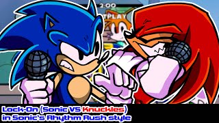 Lock-On (Sonic VS Knuckles) in SRR style - Friday Night Funkin