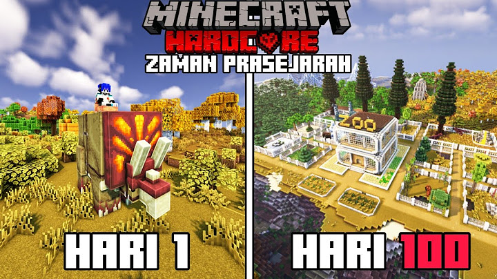 100 Hari di MInecraft Hardcore Zaman Prasejarah