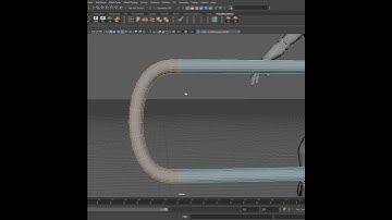 Curving Railing Corners with Maya’s Bridge Tool #shorts