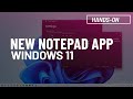 Windows 11: NEW Notepad app with dark mode support first look