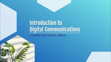 PRIDE Course 10 - Lecture 1: Introduction to Digital Communications