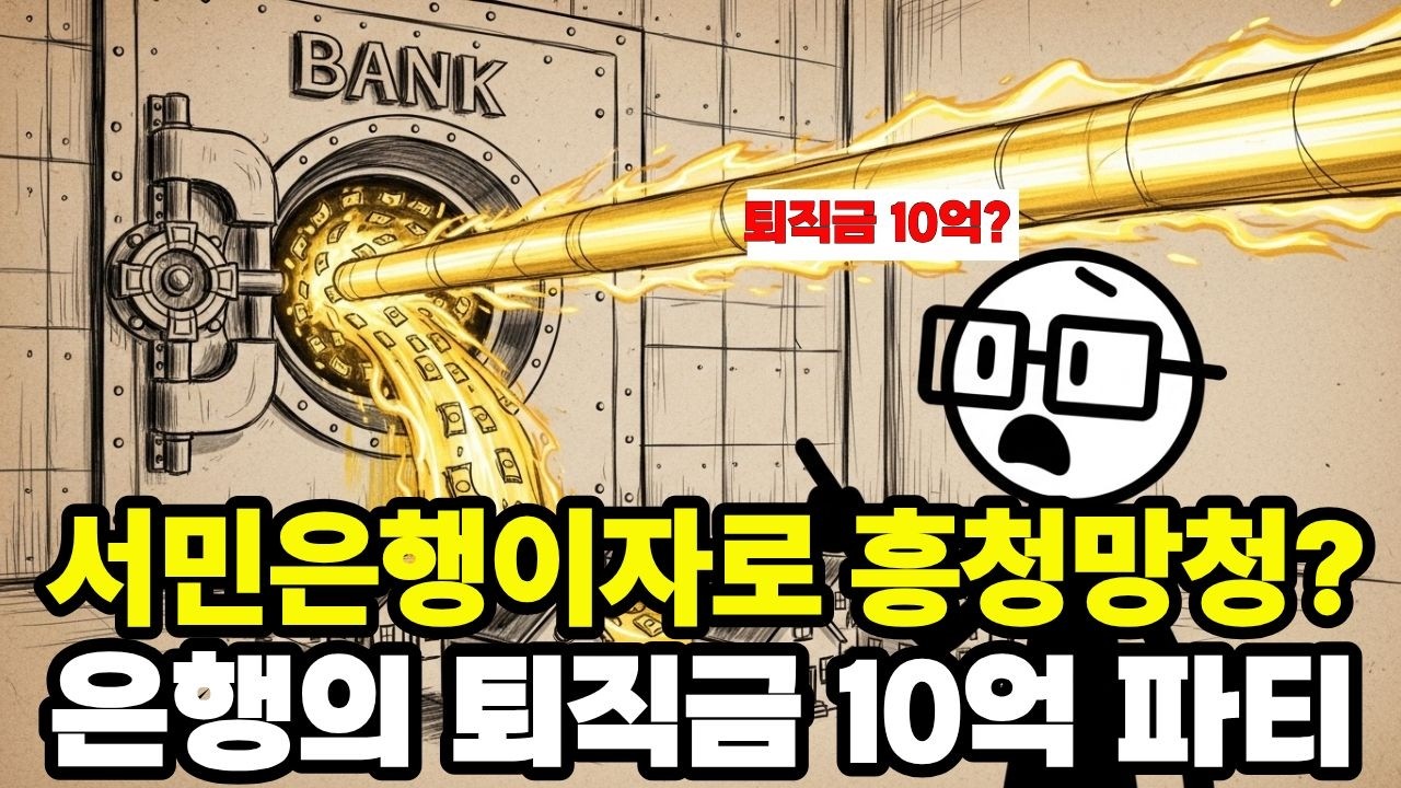 연봉 1억, 퇴직금 10억? 당신이 매달 낸 이자가 '돈 잔치'로 변하는 추악한 과정