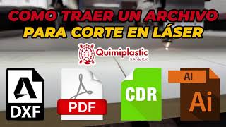 How to export a file in Corel or Illustrator for laser cutting
