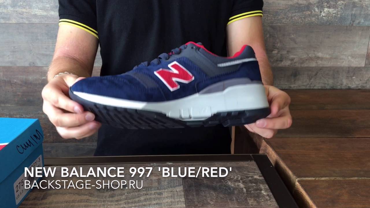 new balance 997 red white blue