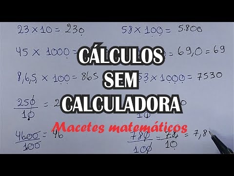 Vídeo: Como Fazer Um Cálculo