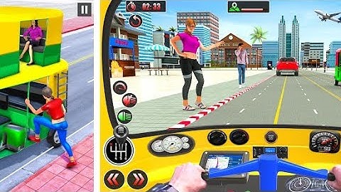Tuk tuk Auto rickshaw 2022 - android gameplay