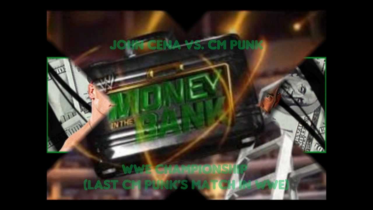 WWE Money In The Bank 2011 Match Card (HD) YouTube