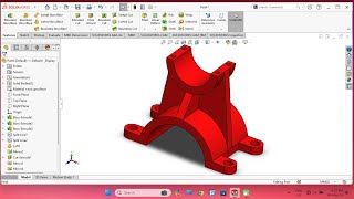 3D SolidWorks 2024 with Loft Feature