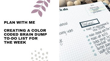 Creating a Brain Dump To-do List  | Planning | Happy Planner | Working Mom | Mom Life | Planner