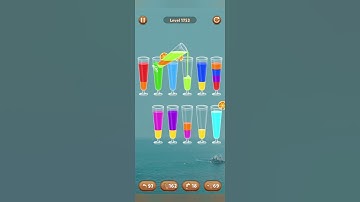 Water color sort level 1753 #androidgameplay #watersortpuzzle #shorts