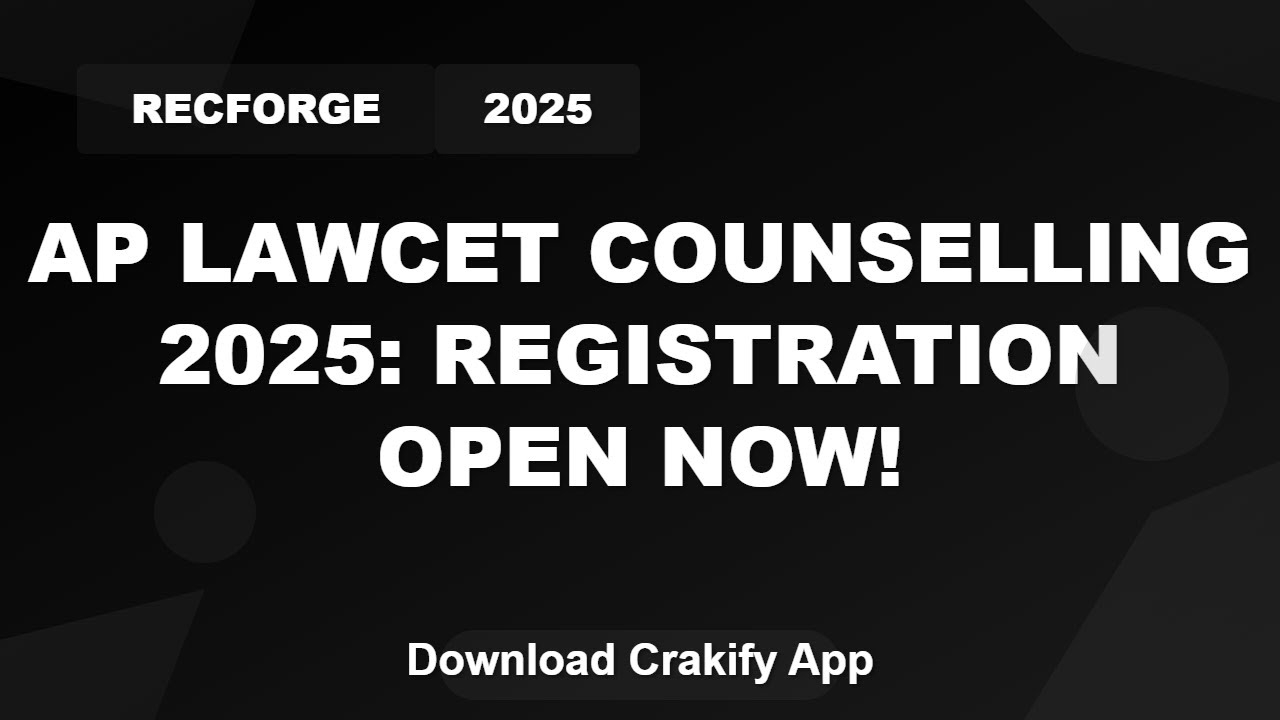 AP LAWCET 2025 Counselling | Law Admissions, Registration & Tips