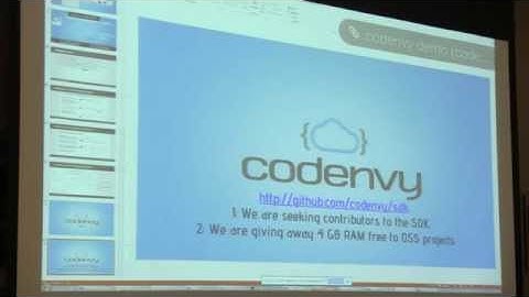 Codenvy IDE w/ Docker, plus SonarQube, LocalOmaha, jClouds