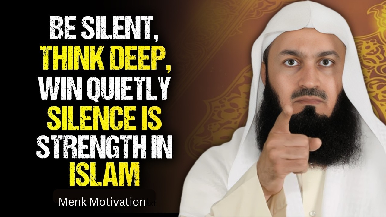 Be Silent, Think Deep, Win Quietly — Allah Sees What People Ignore | Mufti Men | Menk Motivation!