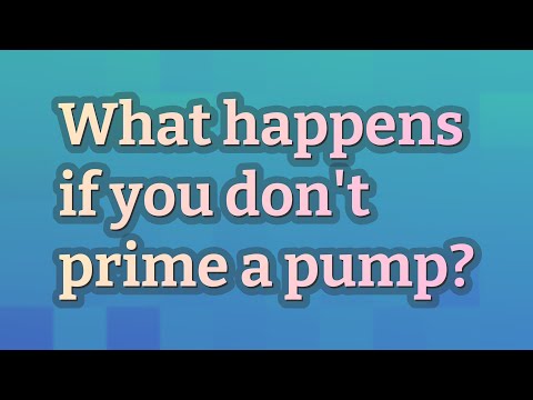 Video: Quale tipo di pompa non richiede mai l'adescamento?