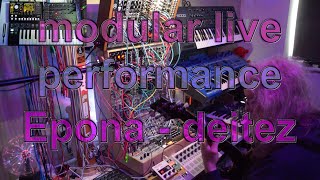 Epona - deitez | Eurorack Modular + Ambient Guitar | Live Performance