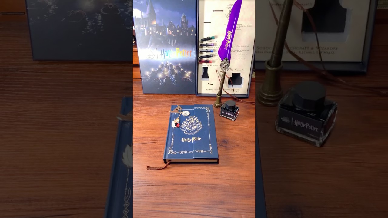 Unboxing Potter-Themed Quill Set🪶🪄| Magic Gift For Potterheads🤠