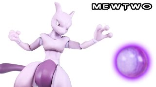 Variable Action Heroes MEWTWO Pokken Tournament Action Figure Toy Review