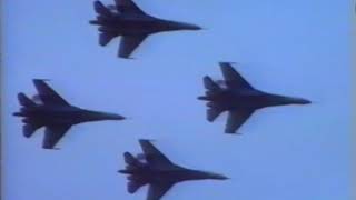 Moderní letecká technika letouny Suchoj Su-27, Su-30, Su-32, Su-35, Su-37 ESO Video 1997 CZ Dokument