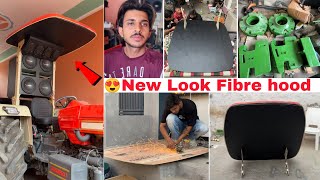 😍New Look Swaraj 855 घर पर ही कर दी। Fiber hood Down ceiling Wait paint🎨 don ✅ || Miss u Nishu bhai💔