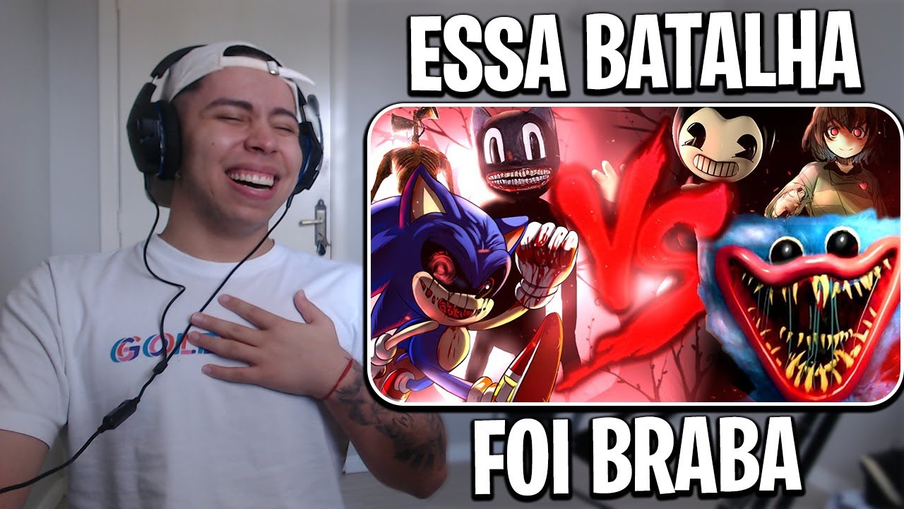 REACT Creepypastas VS Jogos de Terror | Beat vs Beat prod. Ihaksi