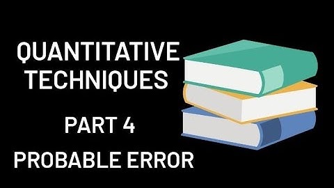 Calicut university ||B. com||Quantitative Techniques ||Correlation  part 4 ||probable error.