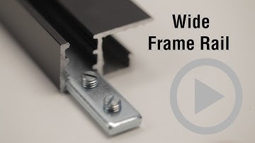 How to Assemble Extra Large Euro Style Slide-In Frames with Joiners
