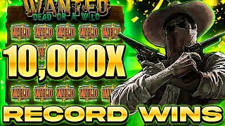 My RECORD WINS On WANTED SLOT!! (10,000X WIN) screenshot 2