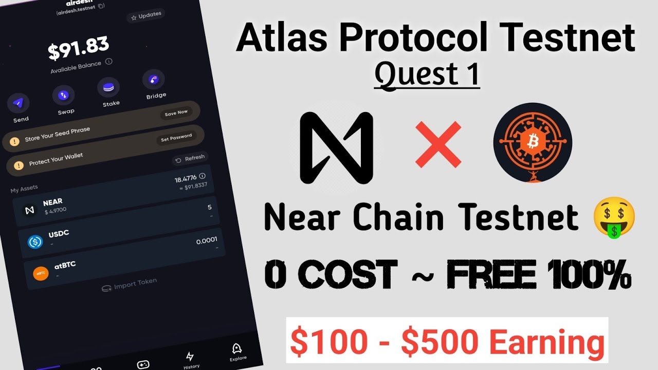 Atlas Protocol Testnet Quest 1 || Intract with Bitcoin #airdrop# ...