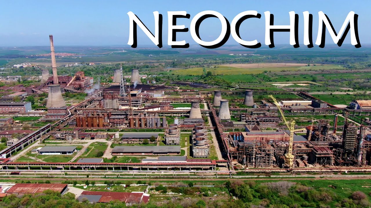 Flying over the industrial giant Neochim in my home town of Dimitrovgrad [drone 4k]