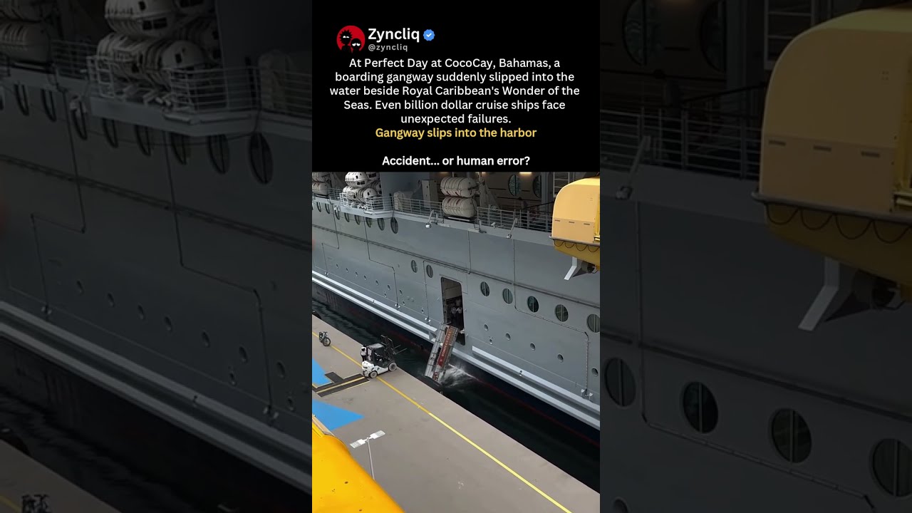 When Cruise Ship Docking Goes Wrong #shorts