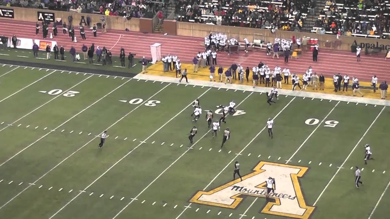 Mountaineer Football Highlights 2013 Western Carolina versus