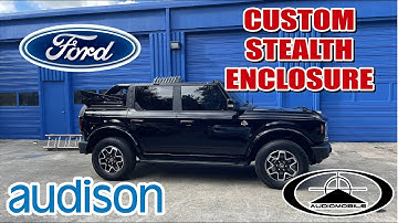 Ford Bronco Subwoofer Enclosure Stealth 2022 and up