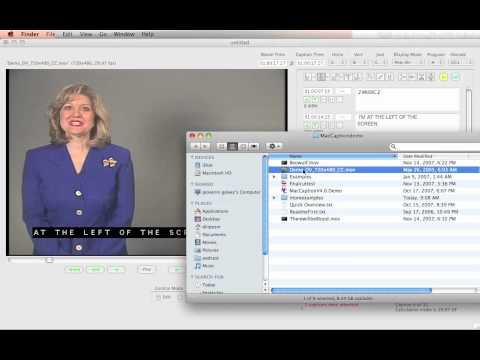 MacCaption - Exporting DV with CC