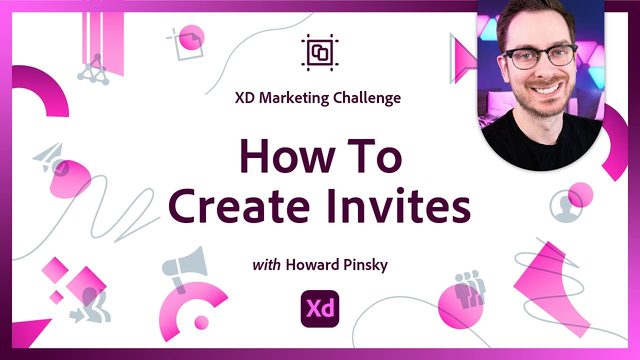 Event Invite Cards | Xd Marketing Challenge