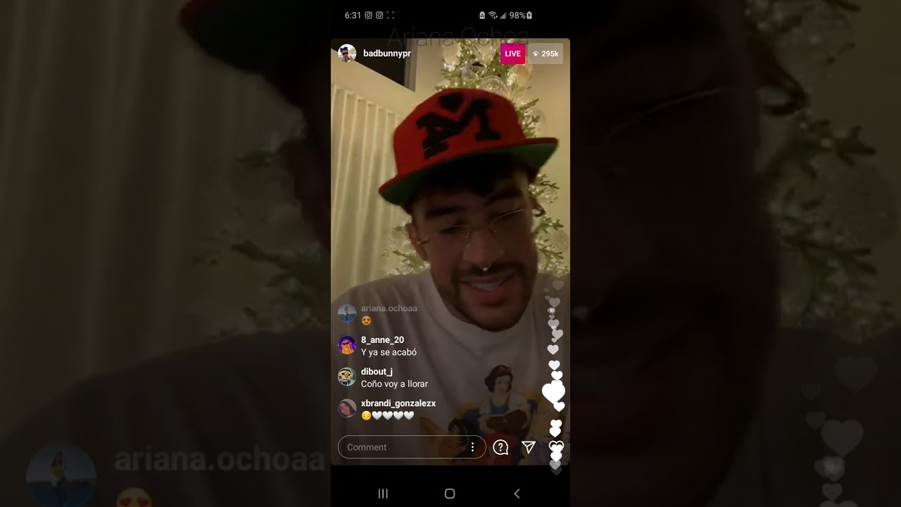 LIVE DE BAD BUNNY. HACIENDO QUE ME AMAS.