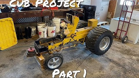 Cub Cadet Pulling Tractor Project…Part 1