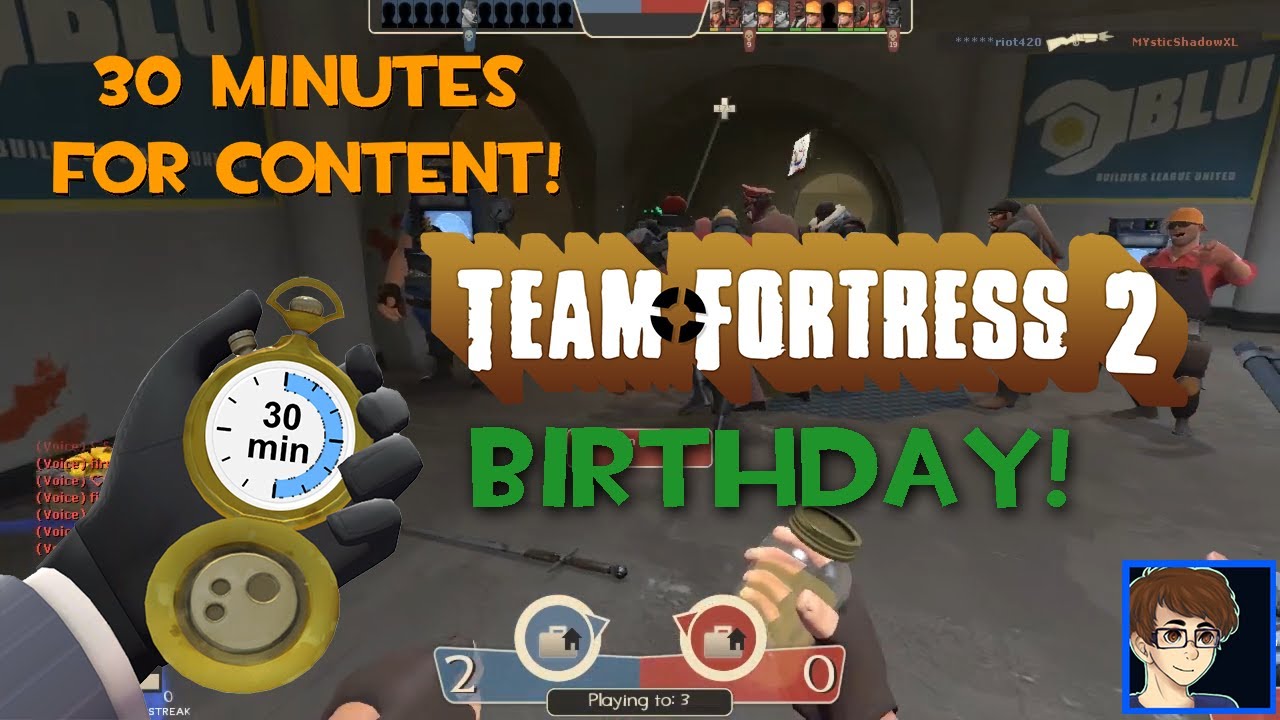 Team Fortress 2 Birthday!!! [30 Minutes for Content] YouTube